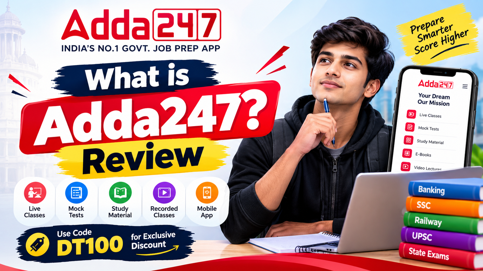 Adda247 Review 2026: Courses, Features, App, Test Series